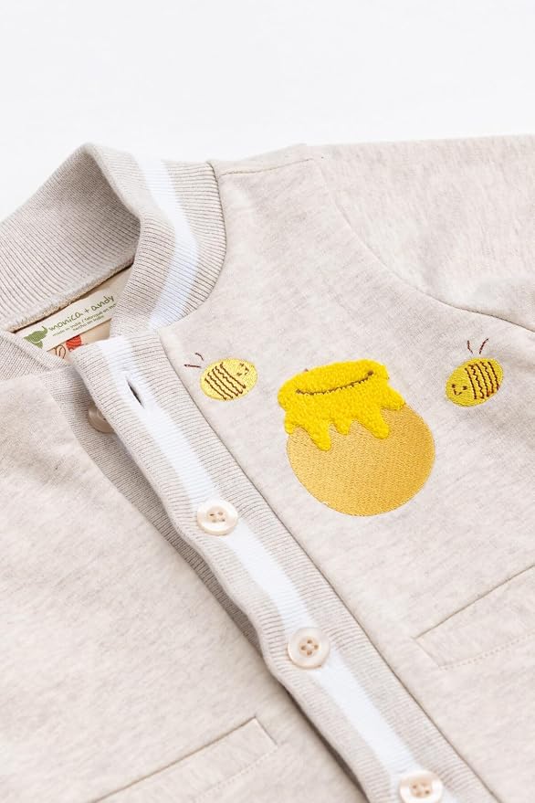 monica + andy Bomber Jacket, 100% Organic Cotton Clothes - Image 6