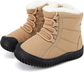 BMCiTYBM Toddler Baby Snow Boots Winter Shoes Boys Girls Cold Weather Baby Faux Fur Shoes