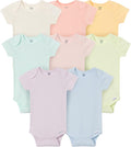 Gerber Baby Boys & Girls 8-Pack Short Sleeve Onesies Bodysuits by Gerber