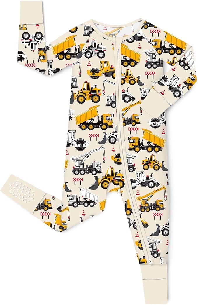 babee Reshinee Bamboo Viscose Baby Footie Pajama, Zipper Sleeper Boys Girls | by babeeReshinee