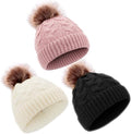 DANMY Baby Beanie Hat, Infant Newborn Toddler Winter Warm Knit Cap by DANMY
