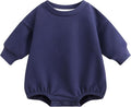Bafeicao Baby Boy Girl Sweatshirt Romper Bubble Romper | Organic Cotton by Bafeicao