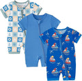 OPAWO Bamboo Sleepers for Baby Boy Pajamas Bamboo Pajamas Baby Romper 0-24M | 2 by OPAWO