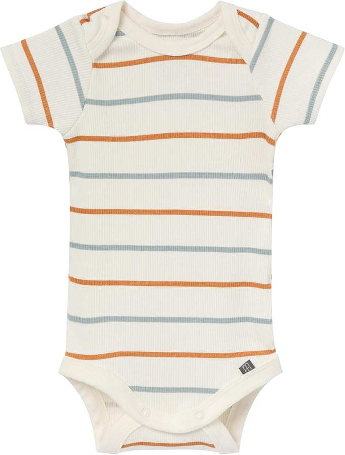 Modern Moments by Gerber Baby 4-Pack Short Sleeve Bodysuits & Shortie Set - Image 4