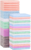 Orighty Baby Washcloths 50-Pack, Microfiber Coral Fleece Baby Face Towels by AllRightinOrighty