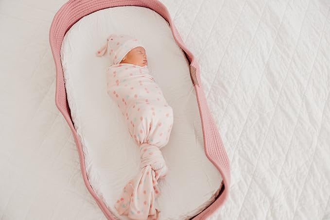 Copper Pearl Swaddle Blankets for Newborns | Soft Stretchy Receiving Blankets - Image 5