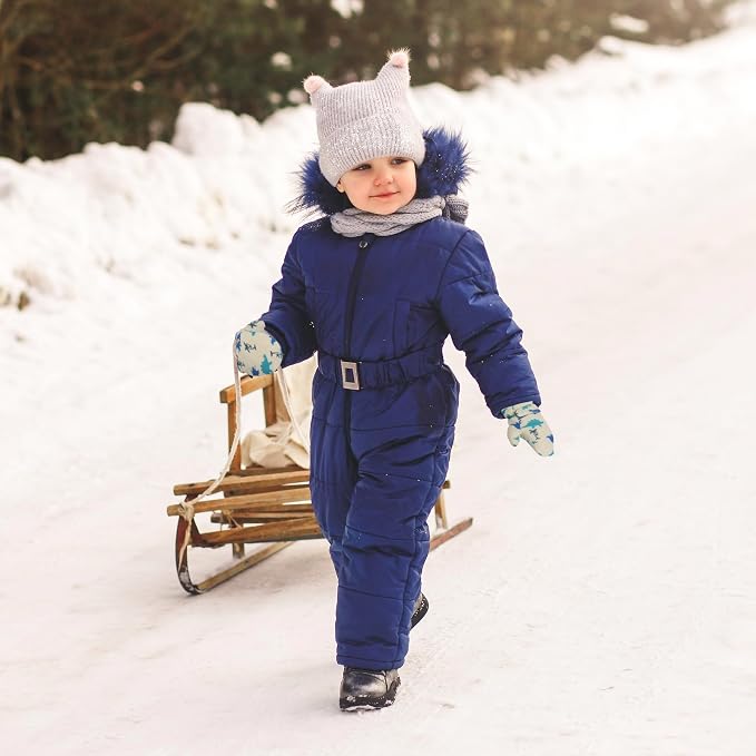 Toddler Mittens Lined Fleece Snow Gloves - Image 6