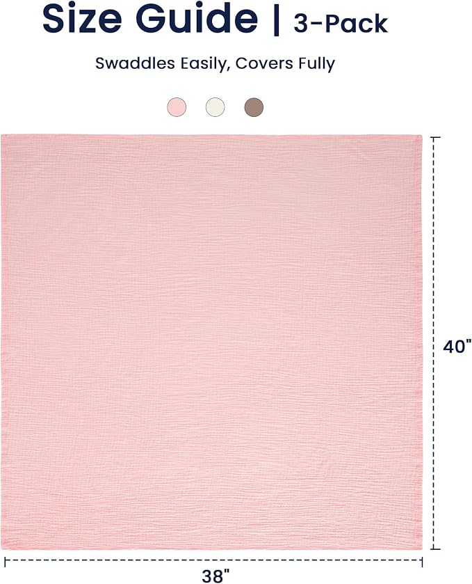 EXQ Home Muslin Swaddle Blankets - Image 6