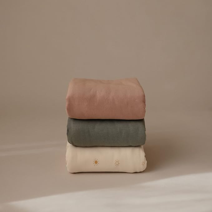mushie Stretchy Baby Swaddle Blanket | Extra Soft & Snug Fit | 47"x47" - Image 7