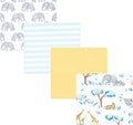 Hudson Baby Unisex Baby Cotton Poly Flannel Receiving Blankets, Safari Friends by HudsonBaby