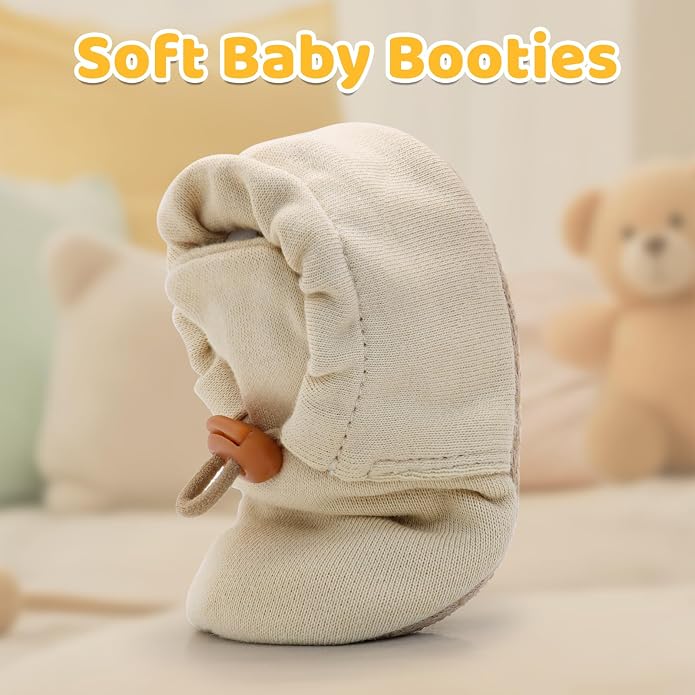 Baby Booties Girls Cozy Walking Shoes Warm Booties Toddler Soft Sole Shoes - Image 4
