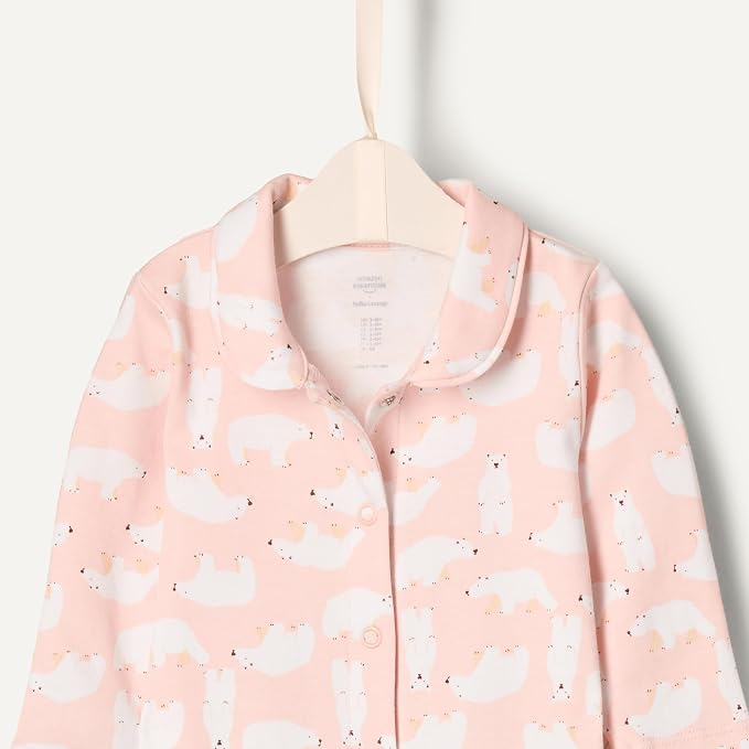 Amazon Essentials x Sofia Grainge Unisex Babies' Cotton Footless Sleepsuit - Image 4