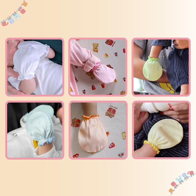 Baby Mittens No Scratch, Newborn Gloves 0-6M, Registry Essential - Image 6