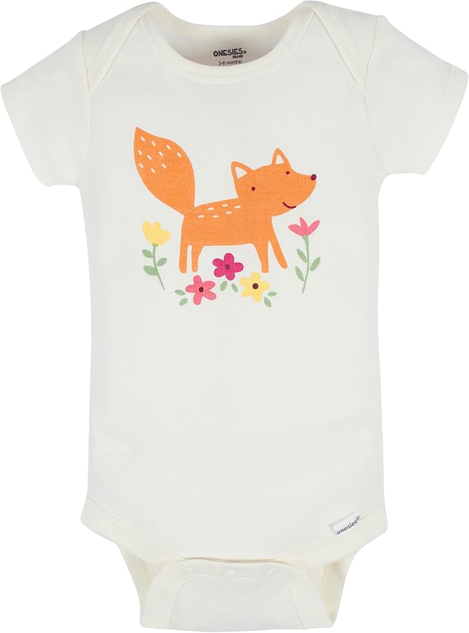 Onesies Brand Baby Girls' 8-pack Short Sleeve Mix & Match Bodysuits - Image 4
