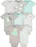 Gerber Baby Boys & Girls 8-Pack Short Sleeve Onesies Bodysuits by Gerber