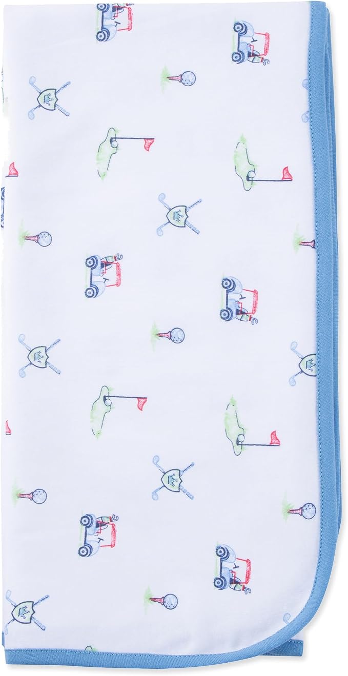 Little Me Blankets for Baby Boys' Swaddling Receiving Blanket, 30 x 27 Inches - Image 2