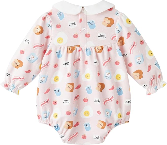 pureborn Baby Girls Boys Bodysuit One-Piece Romper 0-24 Months - Image 2