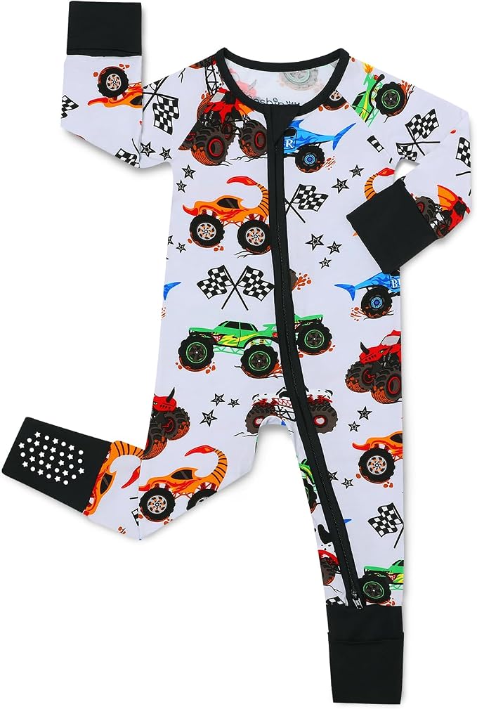 babee Reshinee Bamboo Viscose Baby Footie Pajama, Zipper Sleeper Boys Girls by babeeReshinee