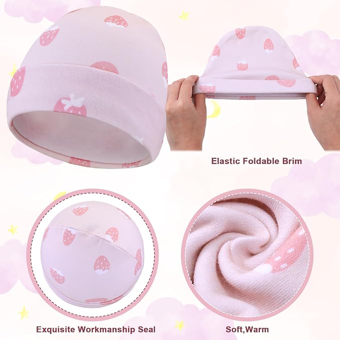 Newcotte 6 Preemie Hats - Image 5