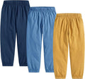 Toddler Boys Pants 3 Pack Soft Cotton Long Bloomers Kids Summer Fall Boy Casual Joggers Pant
