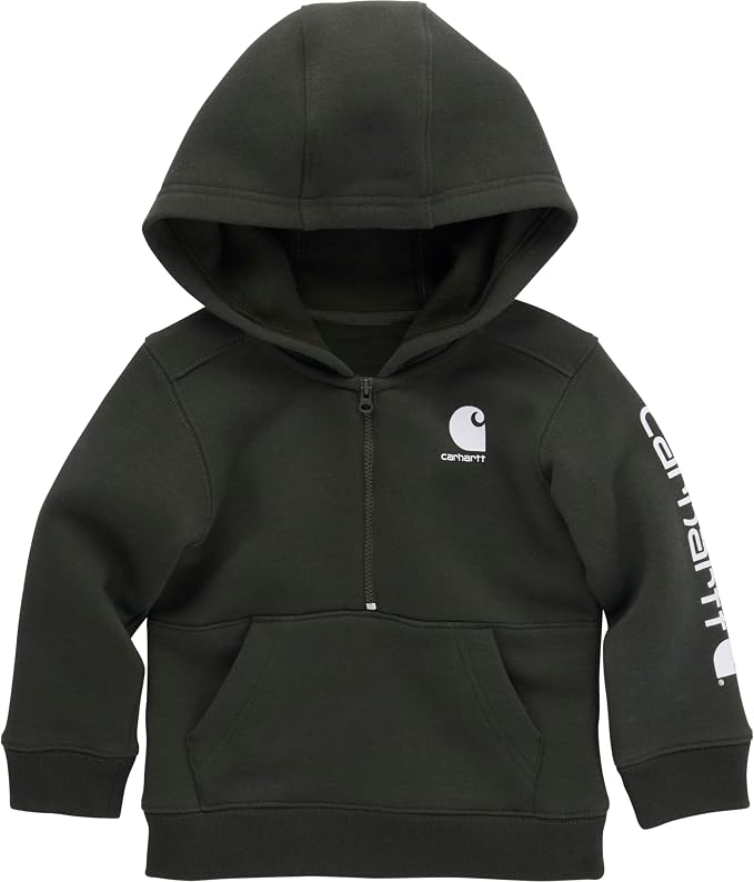 Carhartt Kid's CA6273 Long-Sleeve Half-Zip Sweatshirt by Carhartt
