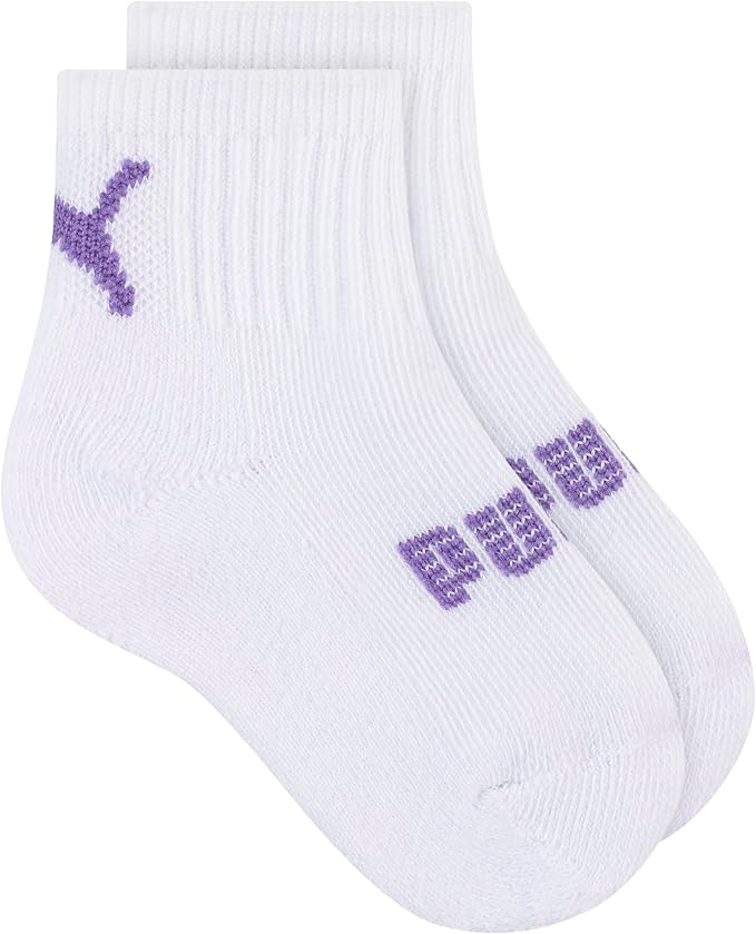 PUMA Unisex Baby 6-pack Infant Anklet Socks, Extra Cushion & Comfort-toe - Image 5