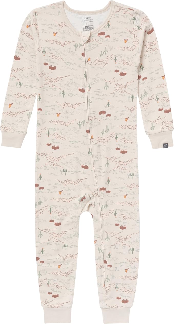 Modern Moments by Gerber Baby Viscose 2-pack Footless Tight Fitting Pajamas - Image 14