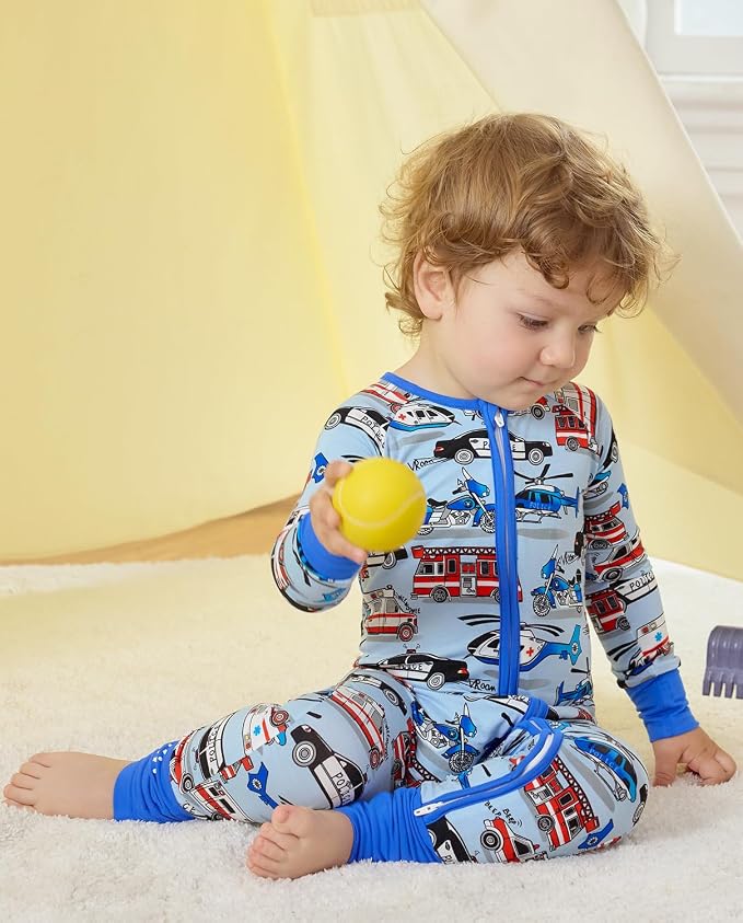 babee Reshinee Bamboo Viscose Baby Footie Pajama, Zipper Sleeper Boys Girls - Image 7