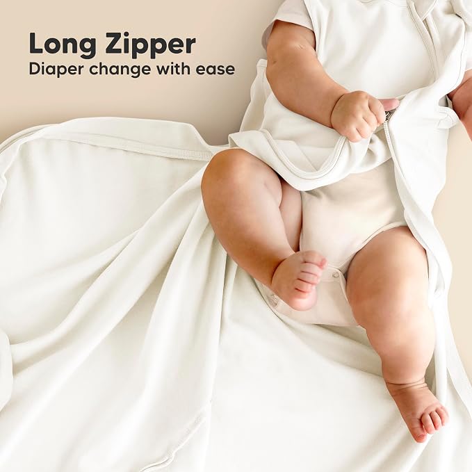 2-Pack Organic Baby Sleep Sacks, 100% Cotton 0.5TOG - Image 5