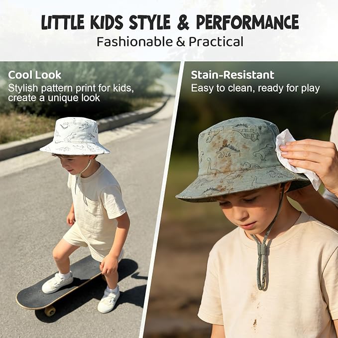 Durio 2-Pack Baby Bucket Hat - Image 6