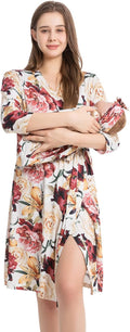 Galabloomer Maternity Robe and Receiving Blanket, Matching Mommy Labor Robe by Galabloomer