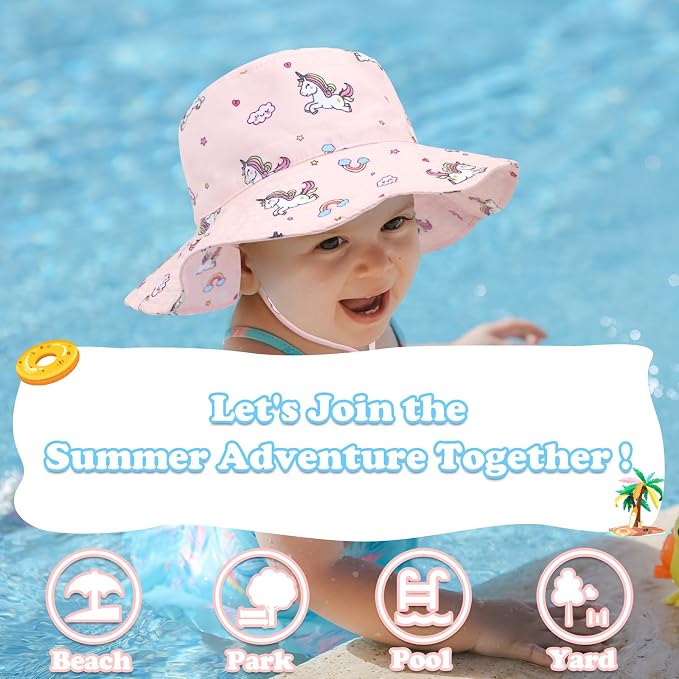 Sarfel Baby Sun Hat Summer Baby Boy Hats UPF 50+ Sun Protection Toddler Hat - Image 4