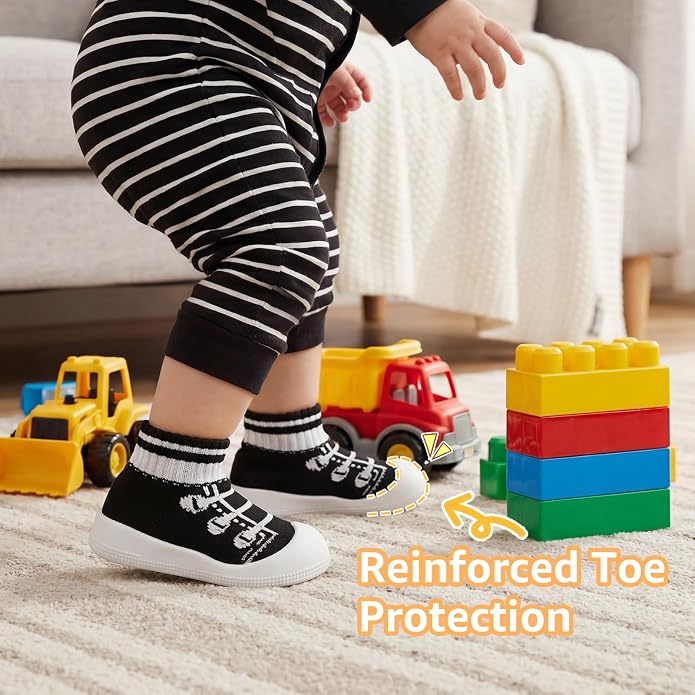 STQ Baby/Toddler Sock Walking Shoes Infant Slippers - Image 7