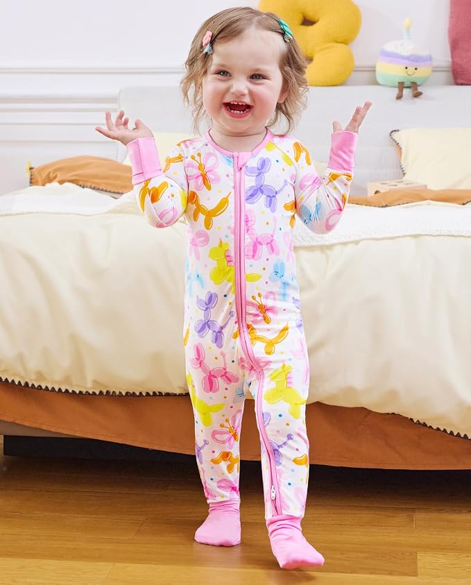 babee Reshinee Viscose derived from bamboo Baby Pajamas Convertible Footie - Image 6