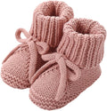 DSORVICD Newborn Baby Boys Girls Knitted Booties Soft Sole Shoes Socks by DSORVICD
