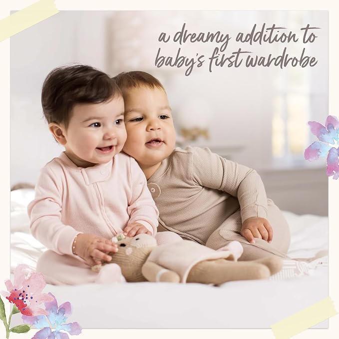 Burt's Bees Baby Girls Organic Cotton, Snug Fit Footed Sleeper Pajamas | - Image 9
