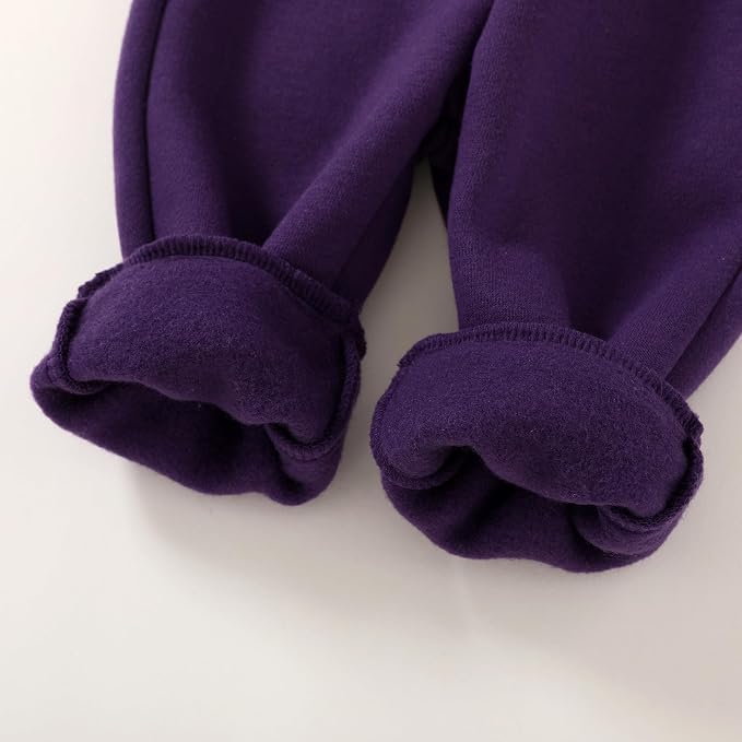 Happy Town Baby Clothes for Girls Boys Clothes Solid Color Zipper Hoodie and - Image 5