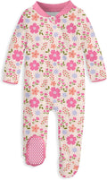 uideazone Baby Girls Footed Pajamas, Zip Sleeper by uideazone