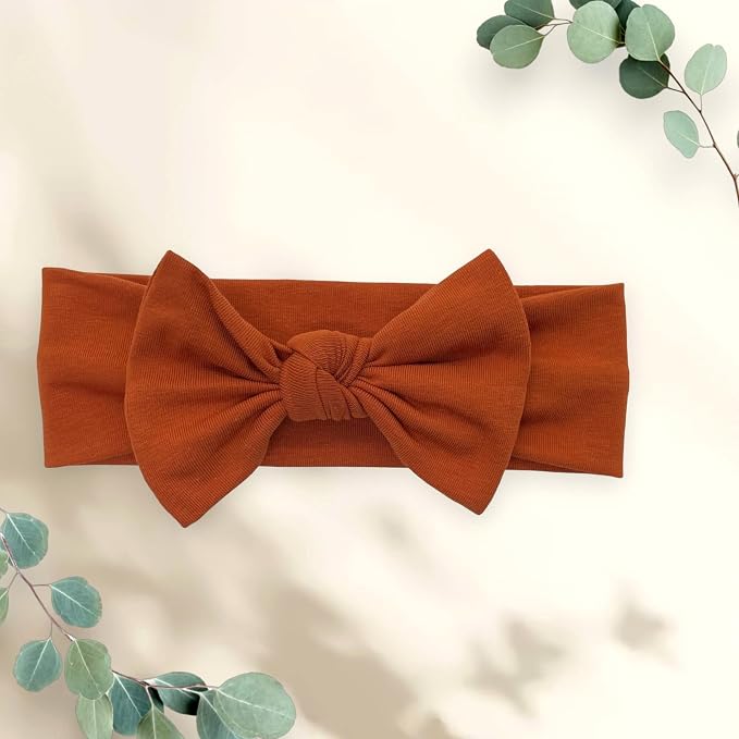 Baby Girl Headbands-Infant, Toddler Cotton Handmade Hairbands - Image 6