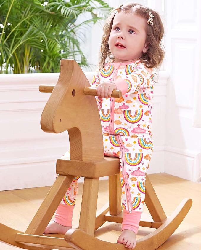 babee Reshinee Viscose Derived from Bamboo Baby Footie Pajamas Convertible - Image 5