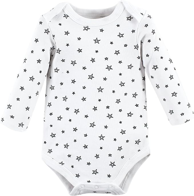Hudson Baby baby-boys Cotton Long-sleeve Bodysuits 3-pack - Image 4