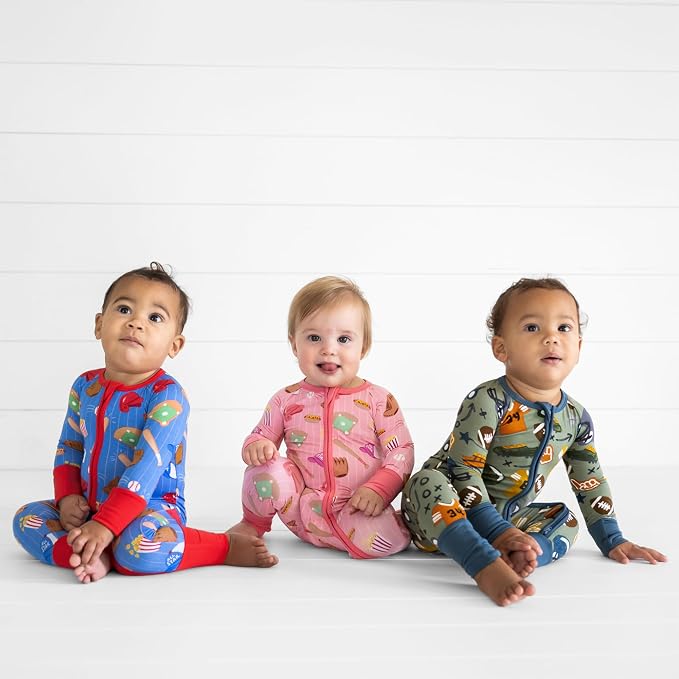 Little Sleepies Pajamas for Baby Boys & Girls, Viscose from Bamboo Baby Pajamas - Image 3