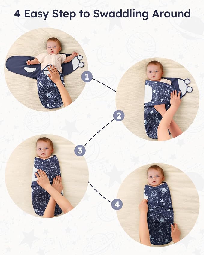 Unnivoll Baby Swaddles for Newborns - Image 7