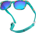 COCOSAND Flexible Baby Sunglasses with Strap Polarized UV Protection for Toddler Infant Newborn Boy Girl Age 0-24 Months