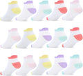 GRPSKCOS Non Slip Toddler Socks 15 Pairs Toddler Grip Anti Skid Low Cut Socks by GRPSKCOS