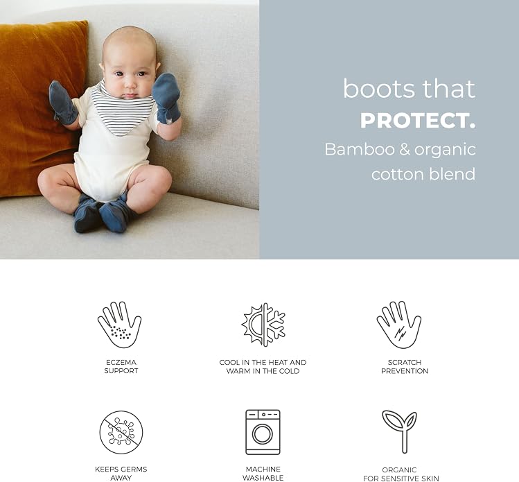 goumikids Viscose Made from Bamboo Cotton Stay-On Boots | Casual Boots - Image 6