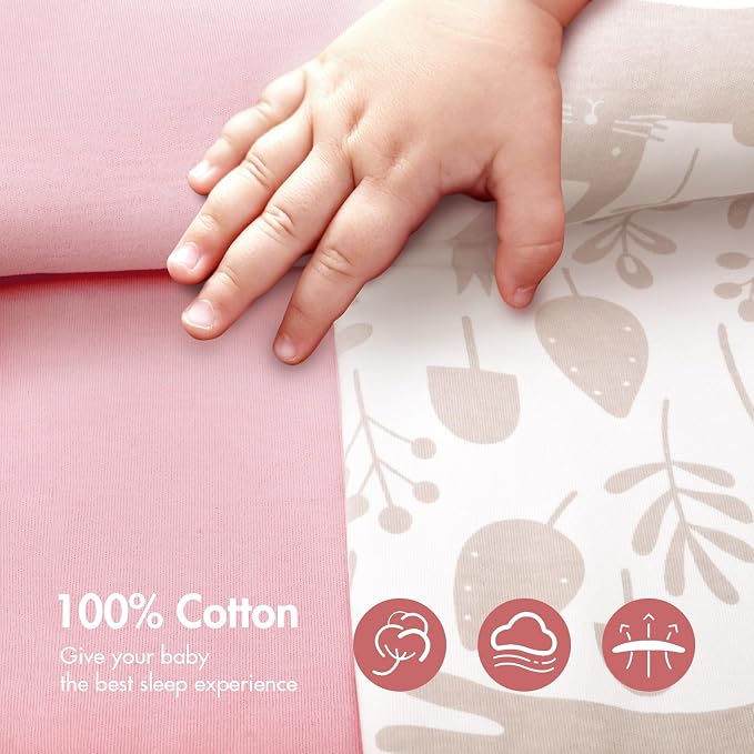 ANYEDDE 2-Pack Newborn Swaddle Sleep Bag- Arms Up Swaddle 0-3 Months, Baby - Image 4