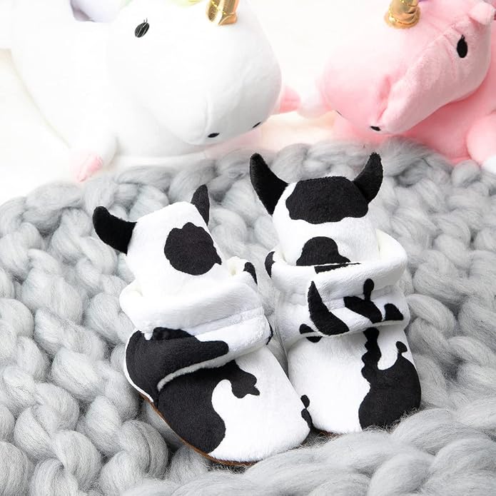 Babelvit Newborn Baby Boy Girl Soft Fleece Booties Stay On Infant Slippers - Image 3