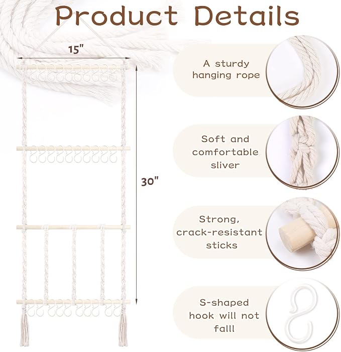POVETIRE Headband Holder Hair Bows Organizer - Image 4