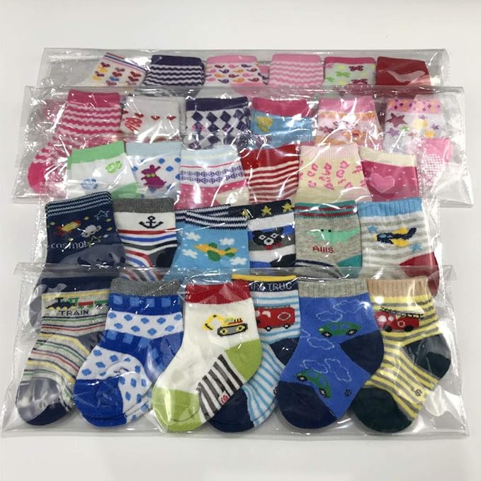 WAFUNNE 20 Pairs Baby Socks Wholesale - Image 5